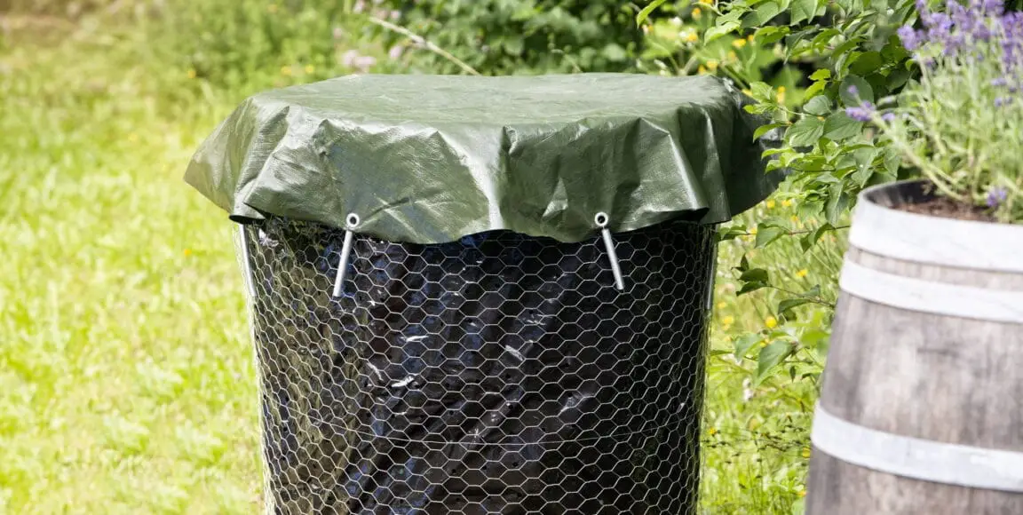 compost bin with cover