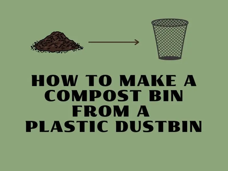 how to make a compost bin from a plastic dustbin