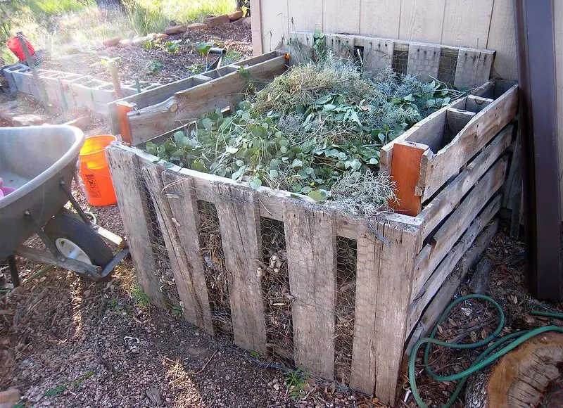 mixing grass clippings into soil